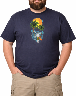 FRUIT OF THE LOOM T-shirt με στάμπα K1497 BIG